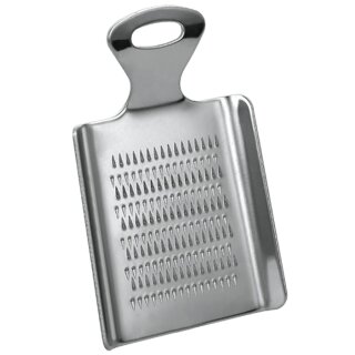 metaltex Ingwer-/Knoblauchreibe Edelstahl silber