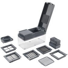 metaltex 12in1 Obst-/Gemüseschneider Slice-Cube grau