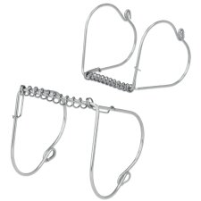 metaltex Rouladenklammer Edelstahl 4er Set...