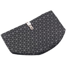 metaltex Brotkorb faltbar Baumwolle schwarz / beige