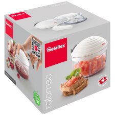 metaltex Gemüse-/Obst-Zerkleinerer Rotomac 600 ml...