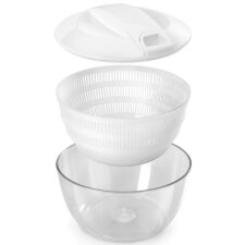metaltex Salatschleuder Turbo mit Seilzug weiß