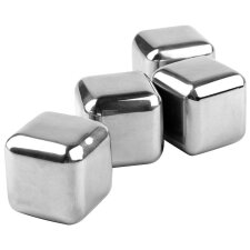 metaltex Eiswürfel-Set wiederverwendbar aus Edelstahl