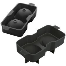 metaltex Eiswürfelform aus Silikon für 2 Kugeln...
