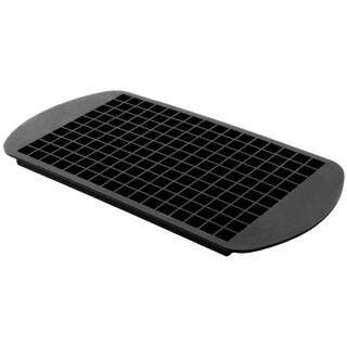 metaltex Eiswürfelform für Mini-Eiswürfel/Crushed Silikon schwarz