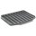 metaltex Abtropfmatte Gravity-Duo Gummi grau