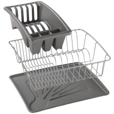 metaltex Spülkorb Aquatex PLUS silber/anthrazit