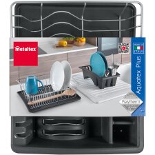 metaltex Spülkorb Aquatex PLUS silber/anthrazit