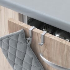 metaltex Doppelhaken Galileo silbermetallic