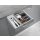 metaltex Besteck-Organizer Uni-Fit Kunststoff grau