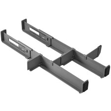 metaltex Schubladen-Organizer Multi-Fit ABS grau