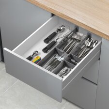 metaltex Schubladen-Organizer Multi-Fit ABS grau