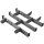 metaltex Schubladen-Organizer Multi-Fit PLUS ABS grau