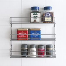 metaltex Gewürzregal Pepito 3 3 Etagen silbermetallic
