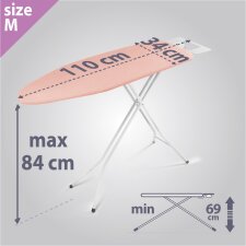 metaltex Bügeltisch Kuma weiß
