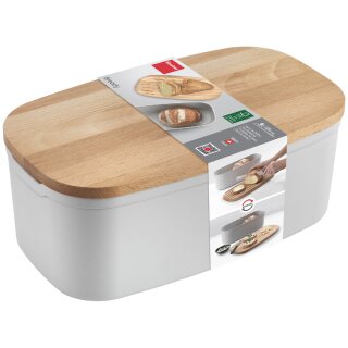 metaltex Brotkasten Bready mit Schneidebrett-Deckel