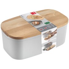 metaltex Brotkasten Bready mit Schneidebrett-Deckel