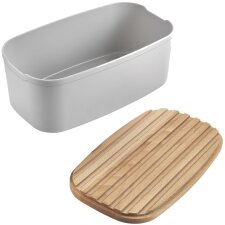 metaltex Brotkasten Bready mit Schneidebrett-Deckel