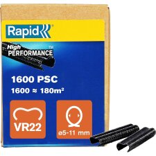 Rapid Zaun-Ringklammern VR22 Kunststoffüberzug...