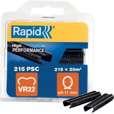 Rapid Zaun-Ringklammern VR22 Kunststoffüberzug...