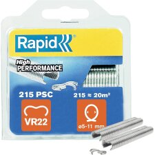 Rapid Zaun-Ringklammern VR22 galvanisiert Blister 215...