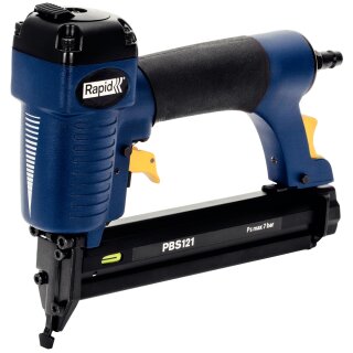 Rapid Druckluft-Nagler/-Tacker PBS121 blau/gelb im Koffer