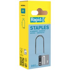 Rapid Kabelklammern Typ 7 14 mm galvanisiert 960 Stück
