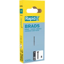 Rapid Nägel Typ 8 15 mm galvanisiert 1.000 Stück