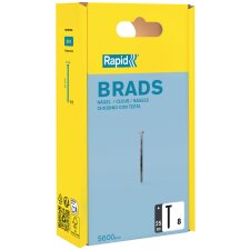 Rapid Nägel Typ 8 25 mm galvanisiert 5.600 Stück
