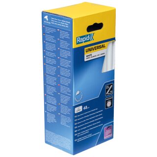 Rapid Klebepatrone Universal Weiß Durchmesser: 12 mm weiß