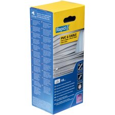 Rapid Klebepatrone PVC & Kabel 12 mm Durchmesser lang...