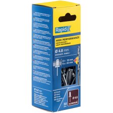 Rapid Blindniete Universal 4,8 x 25 mm aus Aluminium 50...
