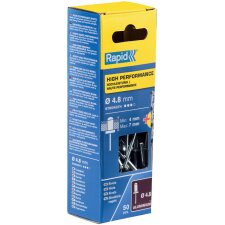Rapid Blindniete Universal 4,8 x 10 mm aus Aluminium 50...