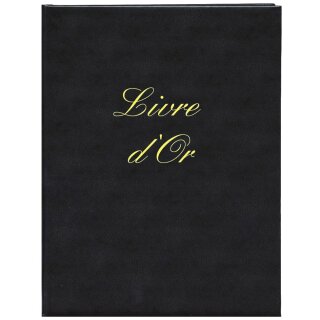 ELVE Gästebuch "Livre dOr" 210 x 160 mm weiß