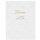 ELVE Gästebuch "Livre dOr" 210 x 160 mm weiß