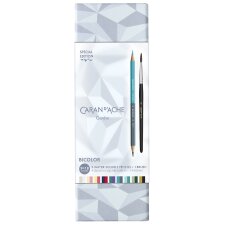 CARAN DACHE Buntstifte BICOLOR ALPINE FROST 10er Set