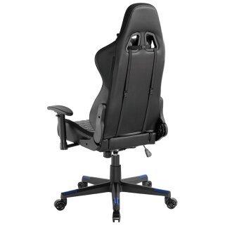 LogiLink Gaming-Stuhl Kopf- & Lendenwirbelstütze schwarz
