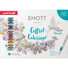uni-ball Fineliner EMOTT 16er Karton-Etui