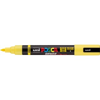 POSCA Pigmentmarker PC-5BR BRUSH gelb