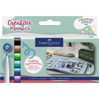 FABER-CASTELL Creative Marker GOLDFABER 6er Etui Creative
