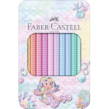 FABER-CASTELL Dreikant-Buntstifte Jumbo SPARKLE 10er Etui