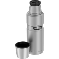 THERMOS Isolierflasche STAINLESS KING 1,2 Liter eisgrau