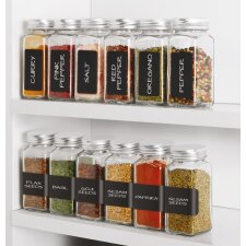 metaltex Gewürzstreuer-Set Shake-It 120 ml 12 Gläser