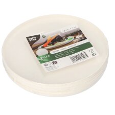 PAPSTAR Zuckerrohr-Teller "pure" rund 120 mm 10er