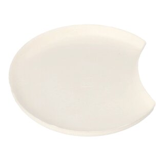 PAPSTAR Zuckerrohr-Teller "pure" Halbmond 120 mm 12er