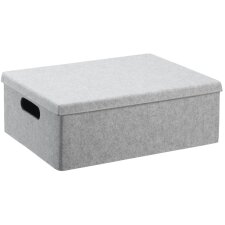 NHG Aufbewahrungsbox VEGA FELT STORAGE Filz M hellgrau...
