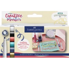 FABER-CASTELL Creative Marker GOLDFABER 6er Etui Soft