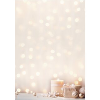 sigel Weihnachts-Motiv-Papier "Golden Glow" A4 90 g/qm 100 Blatt