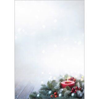 sigel Weihnachts-Motiv-Papier "Candlelight Cheer" A4 100 Blatt