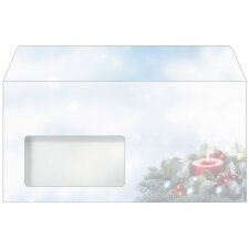 sigel Weihnachts-Motiv-Umschlag "Candlelight...